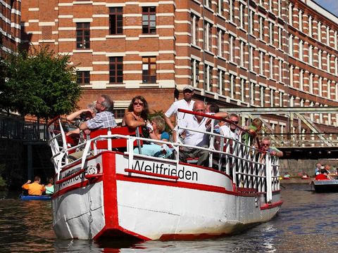 Rahmenprogramm Bootstour mit der MS Weltfrieden für Tagung & Konferenz Leipzig Convention