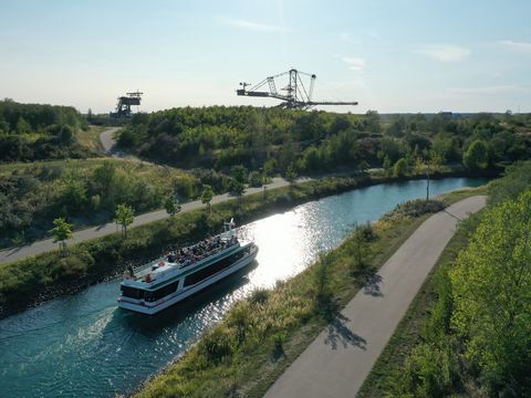 Rahmenprogramm Bootstour auf dem Störmthaler See für Tagung & Konferenz Leipzig Convention